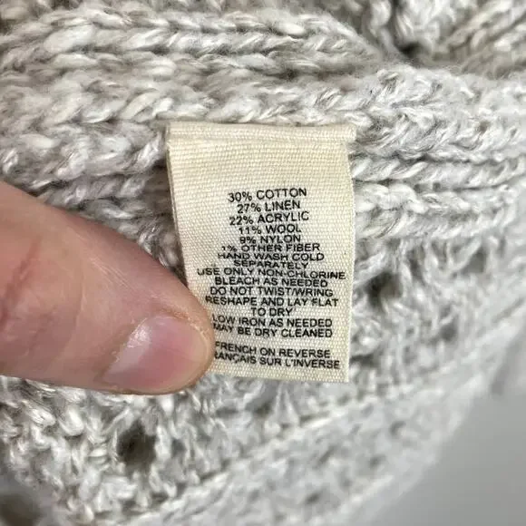 Anthropologie Sleeping On Snow Women's Small Eldora Wool Blend Knit Sweater - Picture 9 of 10